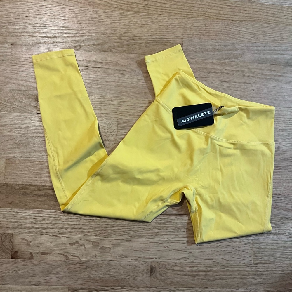 ALPHALETE PULSE SURGE LEGGINGS CITRUS